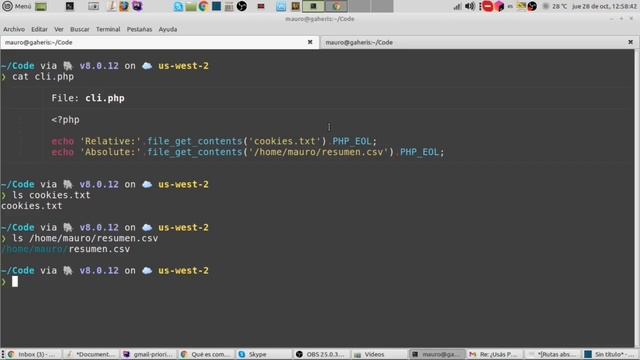 Rutas relativas y absolutas en aplicaciones PHP смотреть онлайн