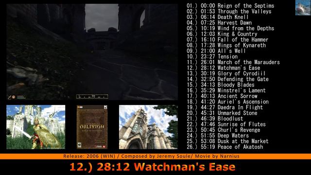 THE ELDER SCROLLS OBLIVION OST [Full] OFFICIAL GAME SOUNDTRACK- Reloaded смотреть онлайн