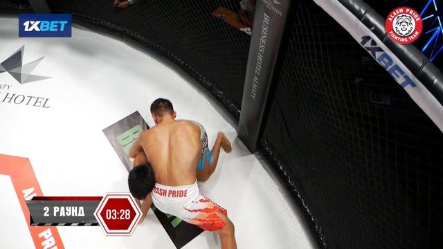 Жёсткий бой в пользу бойца из Кыргызстана | ММА | ALASH PRIDE