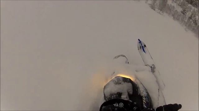 Yamaha Phazer MTX GoPro 2 Winter 2012 смотреть онлайн