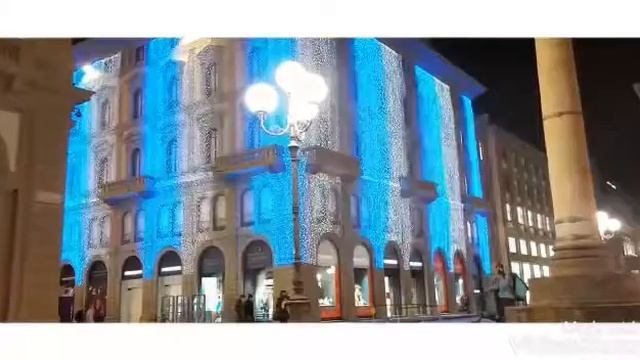 বড় দিন উপলক্ষে আলোকিত শহর piazza della repubblica firenze Italy #Rinascente смотреть онлайн