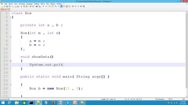 Java Programming in Urdu/Hindi Part 21 of 60 Parameterized Constructor смотреть онлайн