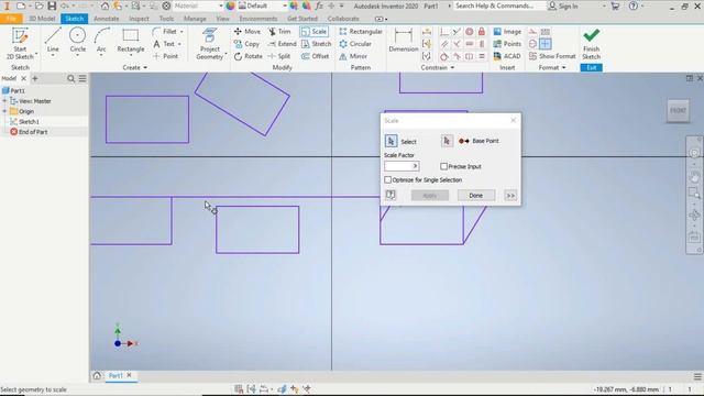 Autodesk Inventor create sketch in Marathi Part-2 | इन्व्हेन्टरवर स्केच कसे काढायचे ते शिकणार आहोत. смотреть онлайн