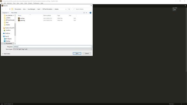 TouchDesigner _06 Fluid Simulation