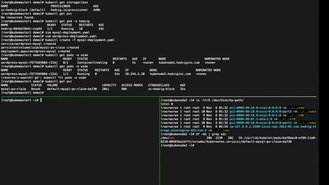 Hedvig Demo - Kubernetes смотреть онлайн