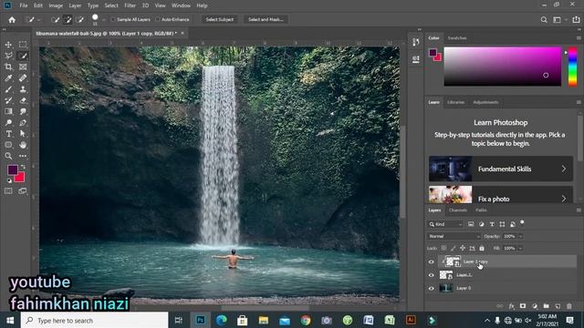 how to make water fall animation in photoshop смотреть онлайн