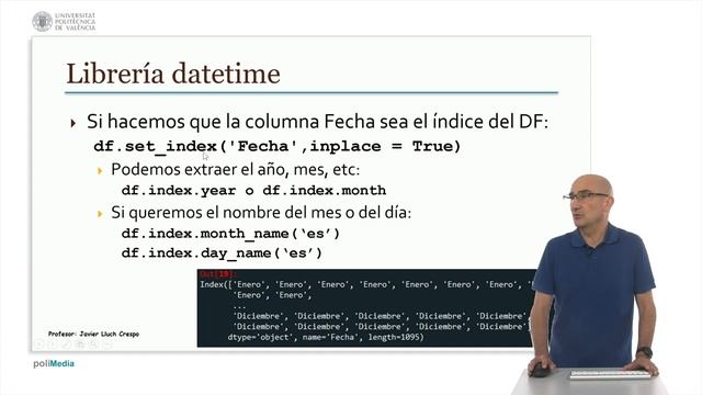 Uso de la Librería datetime con Pandas | 20/71 | UPV смотреть онлайн