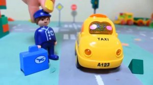 Мультик про Желтое ТАКСИ  Профессии машинок   ТАКСИ