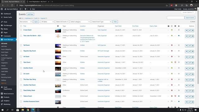 How Delete With Events Setting Working With Registration | Event Registration WordPress смотреть онлайн