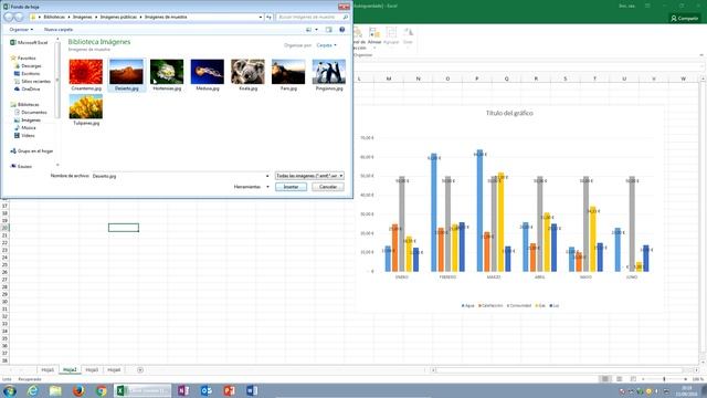 EXCEL 2016: Añadir Imagen de Fondo en Hoja Excel. смотреть онлайн