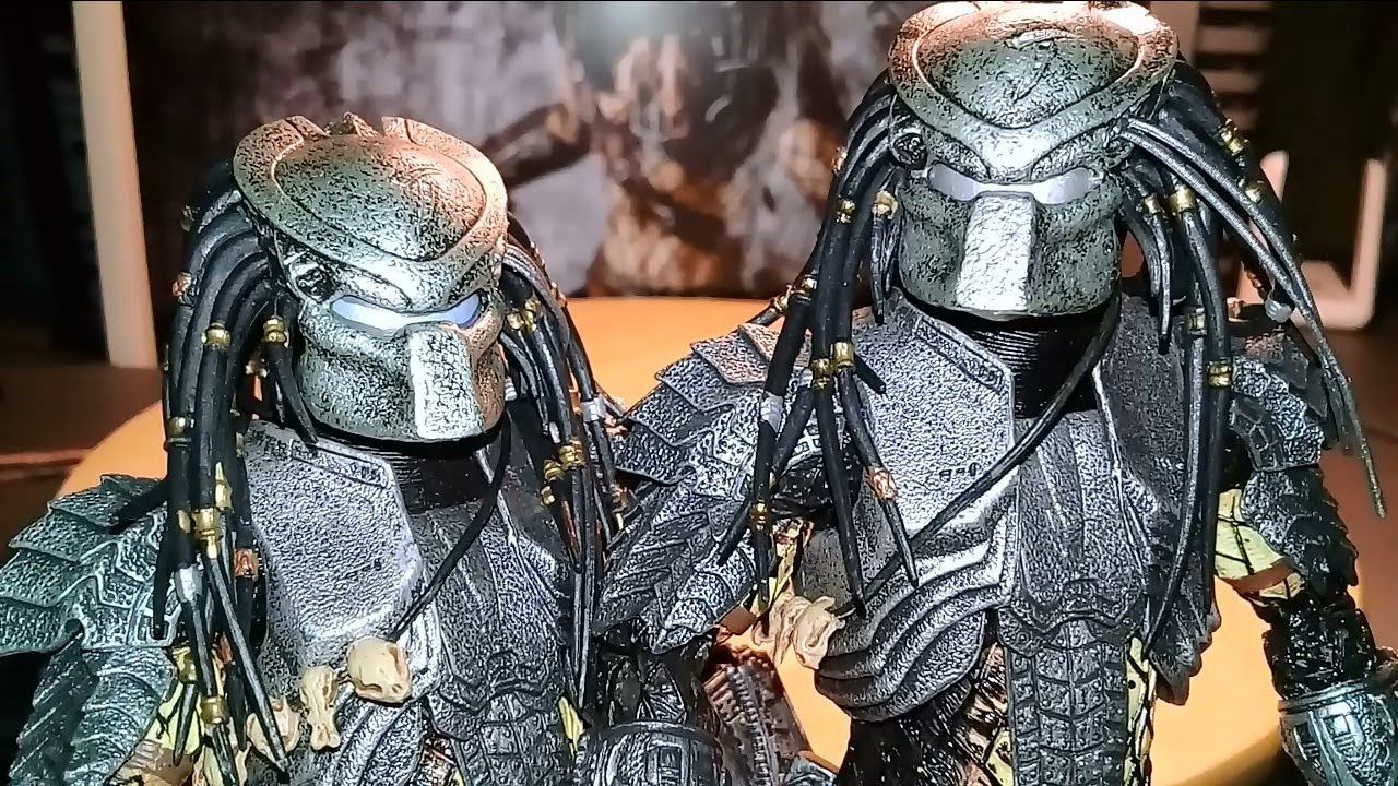 Comparison and Review! 2016 Neca AVP Scar Predator (Masked) Series 15 (Version 1 vs Version 2)! смотреть онлайн