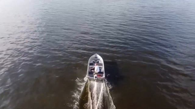Trout 370 by Kimple with Honda BF 5 part 2. смотреть онлайн