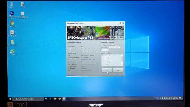Intel Iris Xe SPECviewperf 13 3ds Max Intel i5-1135G7 смотреть онлайн