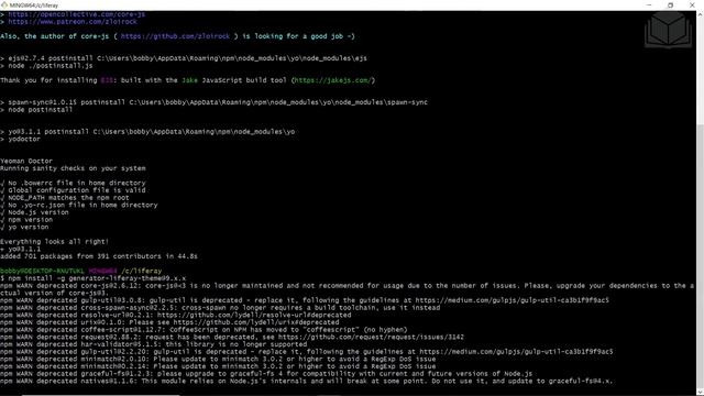 7.3 Exercise Setting up and Deploying with the Liferay NPM Bundle смотреть онлайн