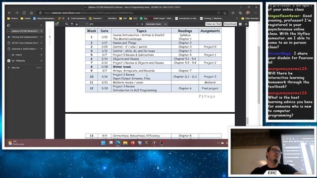 CIS 1500 - Intro to Programming ( Java ) - Course Intro and GitHub - Winter 2023 смотреть онлайн
