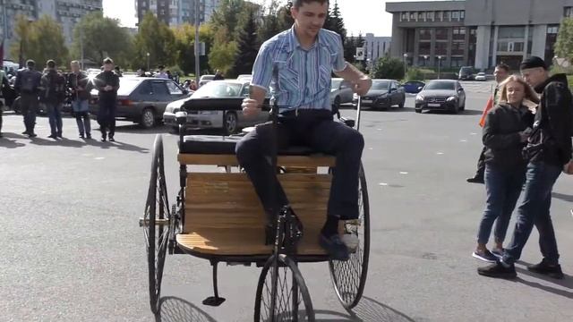 TOP 1 / ПЕРВАЯ МАШИНА. Benz - Patent Motorwagen, построенный в 1886 году смотреть онлайн