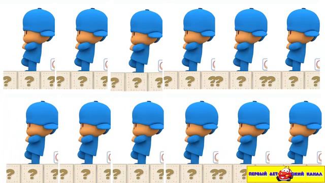 Talking Pocoyo Говорящий Покойо учит животных и инструменты fUNNY VİDEO 2018 смотреть онлайн