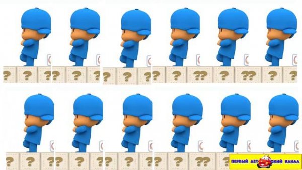 Talking Pocoyo Говорящий Покойо учит животных и инструменты fUNNY VİDEO 2018