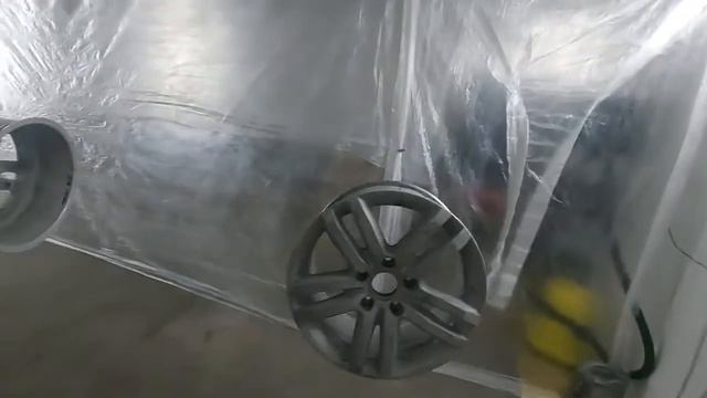 Восстановление литых дисков: подготовка, грунтовка, покраска. смотреть онлайн