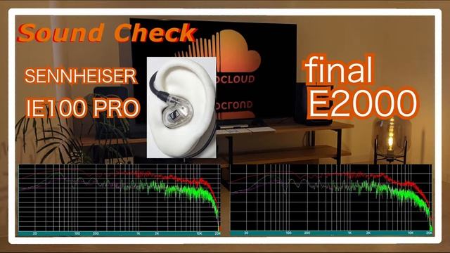 SENNHEISER IE100PRO vs final E2000 [IEMs In-Ear headphones Sound Comparison イヤホン音比較] смотреть онлайн