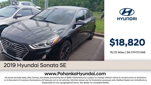 Certified Pre Owned Specials On Select Hyundai Sonata Models Capitol Heights MD Washington-DC 23042