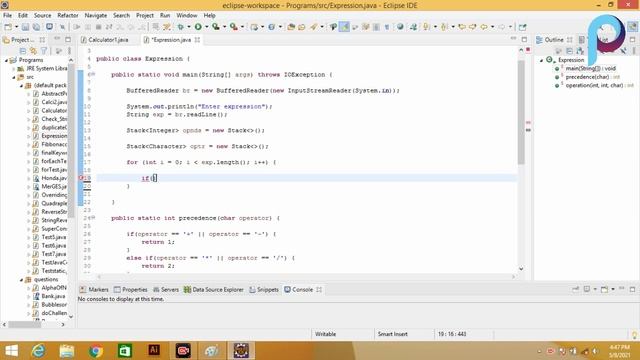 Expression Evaluation(Infix Evaluation) #infix #expression смотреть онлайн