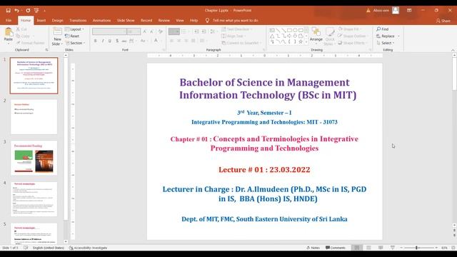 Introduction to Integrative Programming and Technologies смотреть онлайн