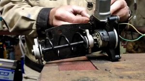 Электро привод поворота желоба выброса снега