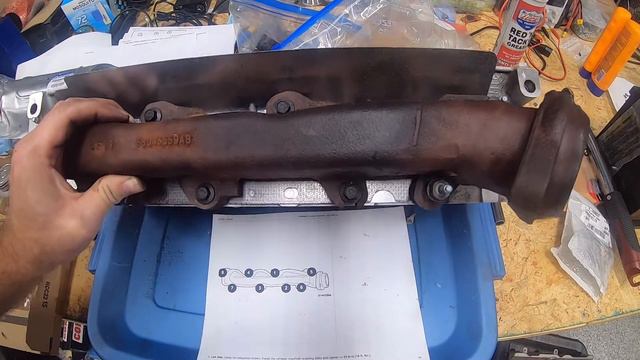 2009 hemi 1500 trx4 build part 23. Exhaust manifold reinstall. смотреть онлайн