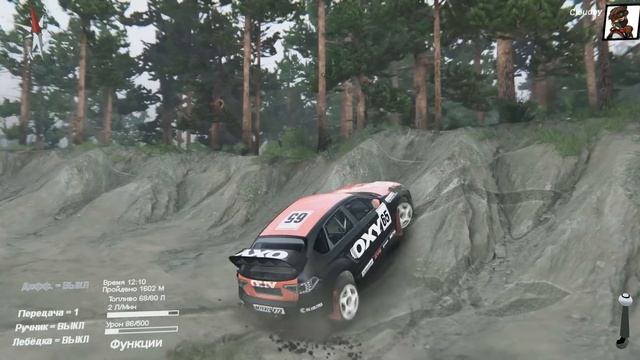 Моды в SpinTires 2014 | Subaru Impreza AWD #83 смотреть онлайн