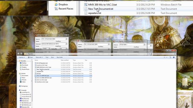 Virtual Audio Cable Tutorial: Start Repeaters via .Bat Files (Command Prompt) смотреть онлайн