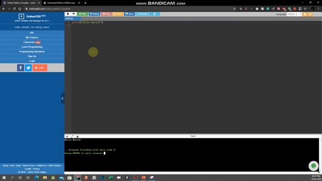 #1 Writing First Program in Python | Core Python Programming Course | смотреть онлайн