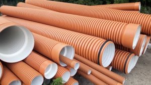 Труба гофрированная для канализации диаметром 110, 160, 200, 300, 315, 400, 500, 600, 630, 800, 100