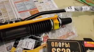 Проверка  новой рулевой рейки 3.1 оборота перед установкой на Калину 1 взамен рейки 4.2.