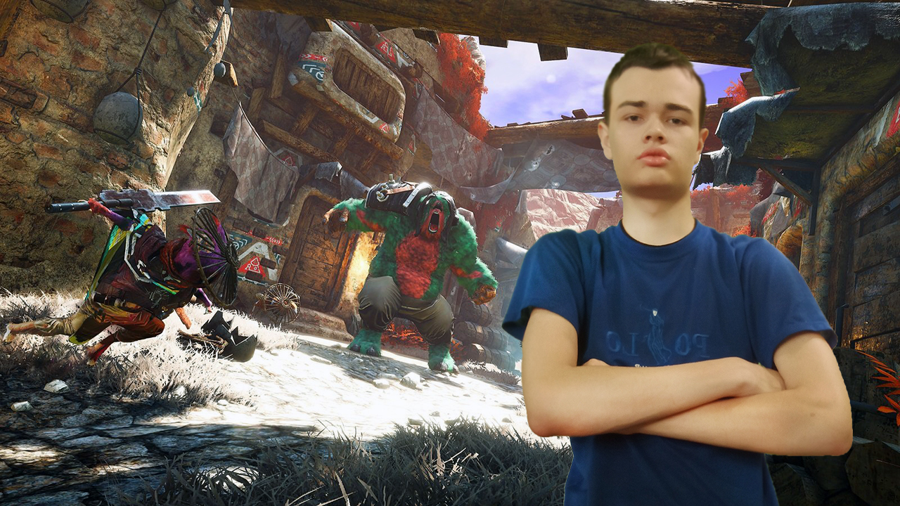 Biomutant прохождения встреча с свинофырком и с миксом биoмутант - Макс Риск игры смотреть онлайн