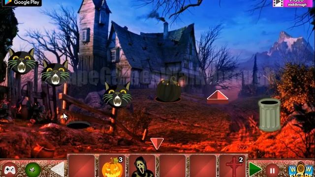 Wow Frightening Halloween Village Escape Walkthrough [WowEscape] смотреть онлайн