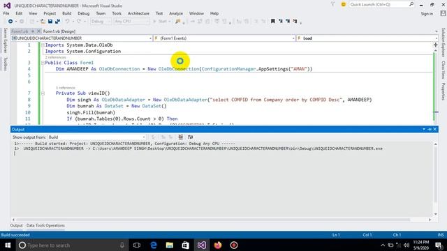 How to Generate Unique ID | Character and Number | in Visual Basic | Access Database | Anmol VB.Net смотреть онлайн