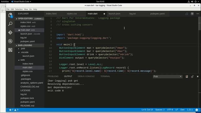 Dart for Intermediates: Logging 04 - Logging Package смотреть онлайн
