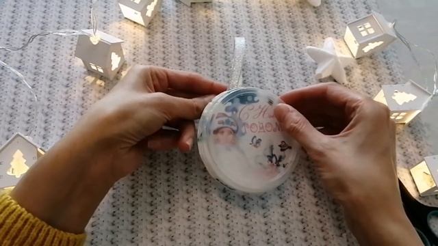 КАК ПРОСТО СДЕЛАТЬ ИГРУШКУ НА ЕЛКУ/ ПОДЕЛКА ИЗ ПОДРУЧНЫХ МАТЕРИАЛОВ смотреть онлайн