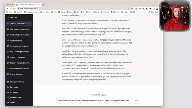 ChatGPT-4 + @Descript For Podcasters | The Ultimate Shortcut to Podcast & Video Content Creation смотреть онлайн