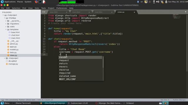 4 - Real Time Chat with Django channels - Views & urls смотреть онлайн