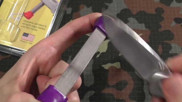 Про карманный керамический мусат Lansky для правки ножей