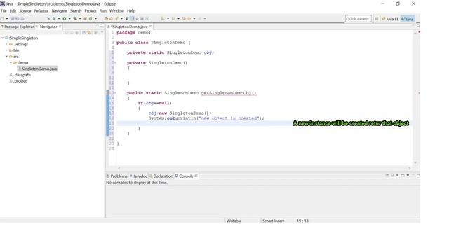 How to create Singleton class in java using Eclipse|| part- 2 || Hindi and English смотреть онлайн