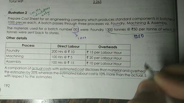 #2 Cost Book Keeping - Illustration no. 1, 2 & 3 - CMA Inter - Paper 8 ( CA Inter/ MBA/ BBA/ BCom ) смотреть онлайн