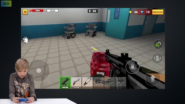 PIXEL GUN 3D - ДАНЯ играет в Пиксельный Шутер 3D смотреть онлайн