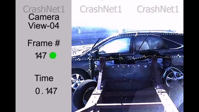 Lexus RX | Side Crash Test | 2012 | High Speed Camera | NHTSA Full Length Test смотреть онлайн