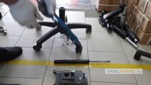 замена газлифта на офисном кресле оператора