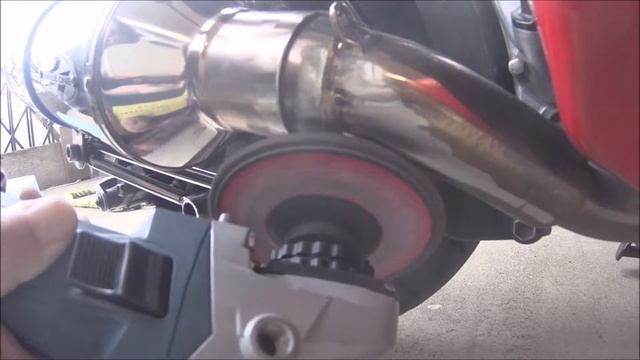 SUZUKI ジェンマ250 グラインダーでエキゾーストパイプ研磨 смотреть онлайн