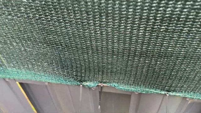 Как закрепить затеняющую , фасадную сетку смотреть онлайн