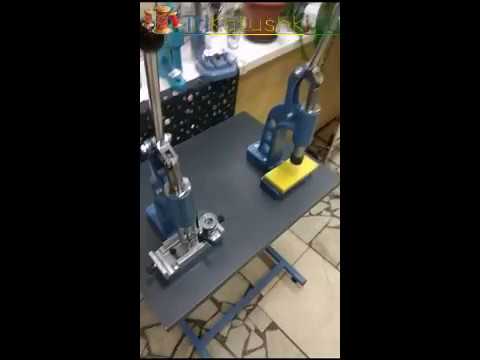 Пресс для обтяжки пуговиц смотреть онлайн